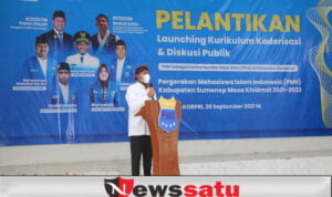Bupati Fauzi Hadiri Pelantikan PC PMII Sumenep