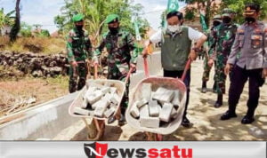 Bupati Pamekasan Tinjau TMMD, Melihat Langsung Semangat Warga dan TNI