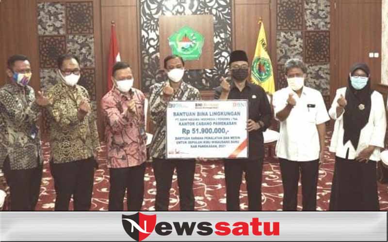 Giliran BNI Madura Gelontorkan Bantuan Untuk WUB Pamekasan, Inovasi Bupati Baddrut Tamam
