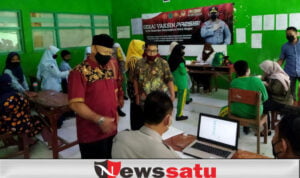 Giliran Ratusan Pelajar MTs Divaksinasi Covid-19 oleh Polres Pamekasan