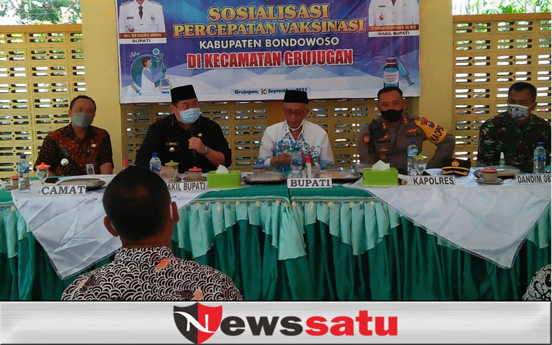 Lakukan Sosialisasi, Pemda Bondowoso Serius Tingkatkan Capaian Vaksinasi
