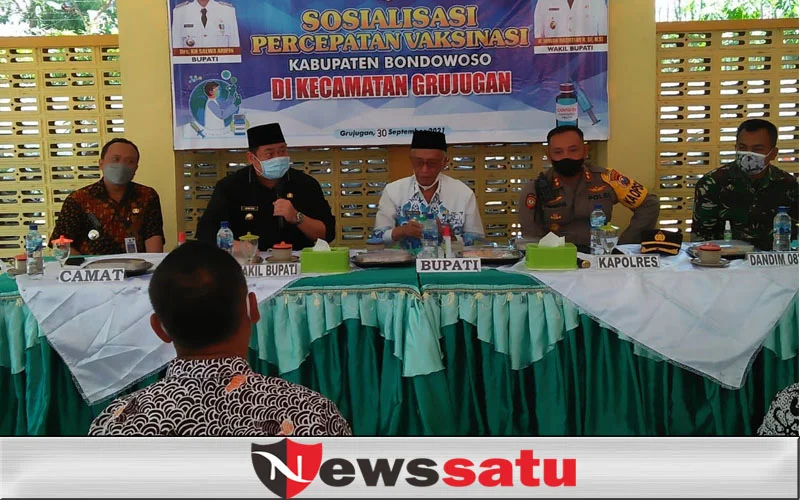 Lakukan Sosialisasi, Pemda Bondowoso Serius Tingkatkan Capaian Vaksinasi