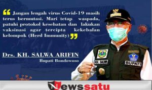 Masuk Zona Kuning, Bupati Salwa Minta Lakukan Vaksinasi