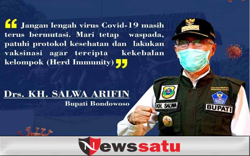 Masuk Zona Kuning, Bupati Salwa Minat Lakukan Vaksinasi
