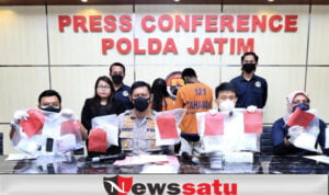 Polda Jatim Bekuk Sepasang Kekasih, Edarkan Sabu Lintas Malaysia-Indonesia di Jakarta
