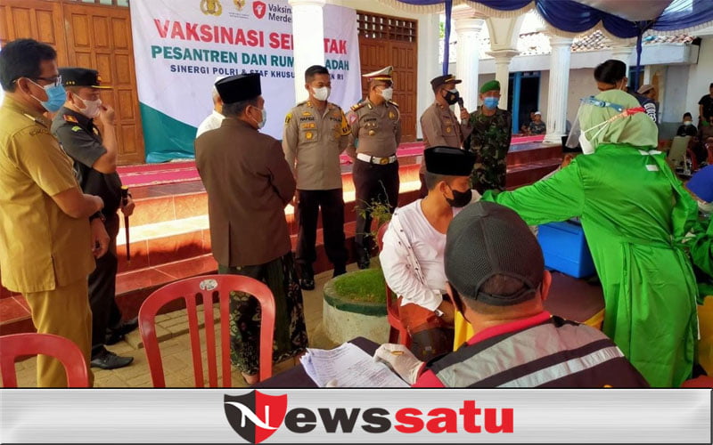 Polres Sampang Targetkan 1500 Santri Bisa Divaksin Covid-19