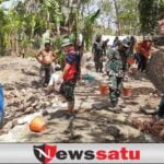 Pra TMMD Ke 112, Prajurit TNI Berjibaku Bor Sumur dan Pengerasan Jalan di Pamekasan