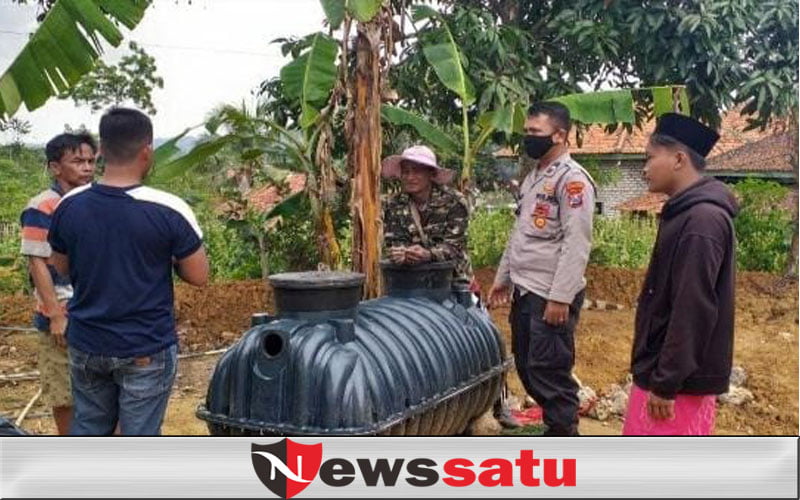 Program Sanitasi DPRKP Bergulir, Polri Kawal Pelaksanaannya di Pamekasan