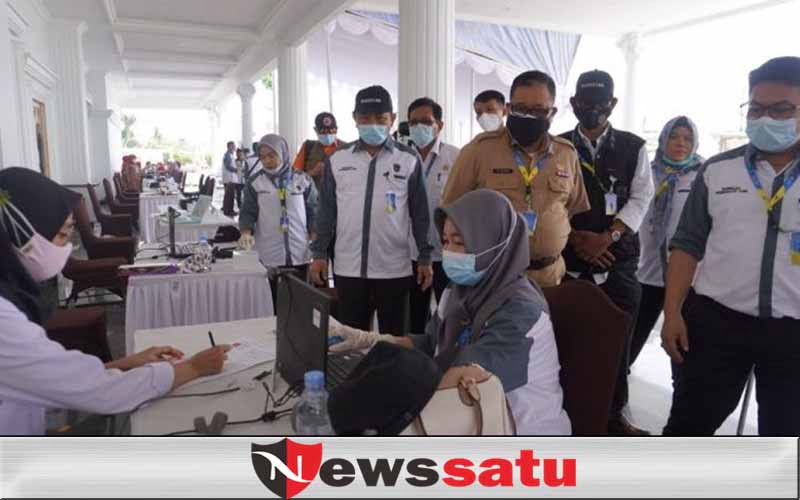 Ribuan Peserta Ikuti SKD CPNS OKI Dengan Prokes Ketat