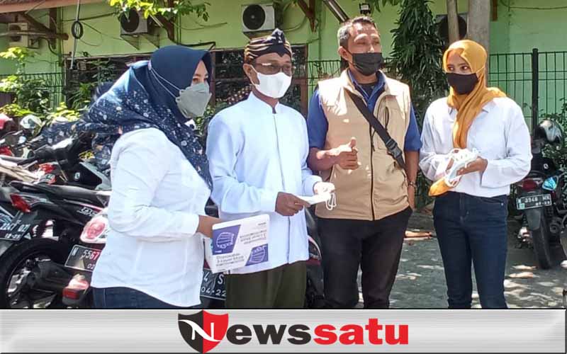 Sambut HUT Kota Probolinggo ke-662 Tahun, GASPPOL Bagi-Bagi Masker