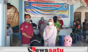 Satgas Kecamatan Tamanan Gandeng Pendamping PKH Lakukan Vaksinasi Covid 19