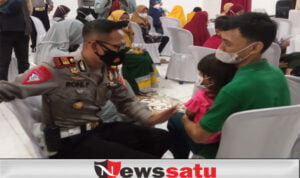 Sebanyak 59 Anak Asuh Dapat Bantuan Di HUT Lalu Lintas Bhayangkara ke 66