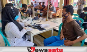 Serbuan Vaksinasi Merdeka Serentak di Pamekasan, Dipantau Kapolri Secara Virtual