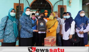 Siaga Baznas dan Dinsos OKI bagi Korban Kebakaran di Tengah Pandemi