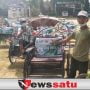 Becak Tradisional Bercorak MTQ Jatim, Siap Layani Pelesiran Kota Pamekasan