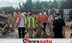 Bupati dan Wabup Tinjau Pembangunan Pasar Induk Yang Telan 3 Miliar