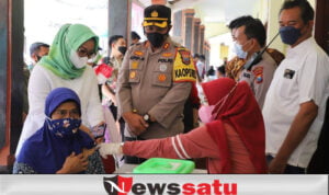 Kapolres AKBP Apip Ginanjar, Optimalkan Vaksinasi pada 12 Desa di Mojanyar Mojokerto