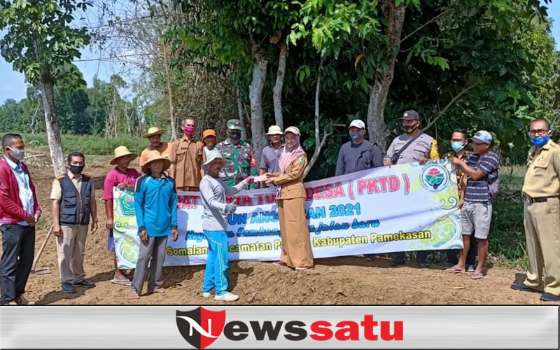 Mudahkan Akses Pertanian dan Panen Petani, Pemdes Somalang Buka Jalan Baru Sepanjang 200 Meter