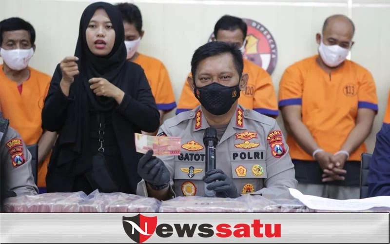 Polresta Banyuwangi bersama Ditreskrimsus Polda Jatim, Gulung Sindikat Upal 3,8 M
