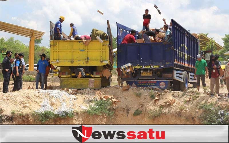Rokok Ilegal Senilai 2 Miliar Dimusnahkan KPPBC Madura di Pamekasan