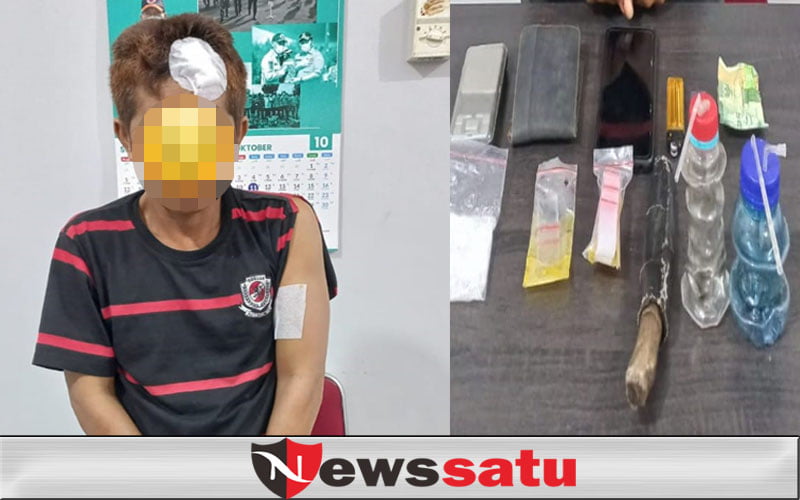 Tim Pemberantasan BNNK OKI Berhasil Tangkap Bandar Narkotika di Air Pedara