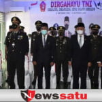 Wabup Shodiq Hadiri Upacara Peringatan HUT TNI Ke-76