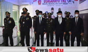 Wabup Shodiq Hadiri Upacara Peringatan HUT TNI Ke-76