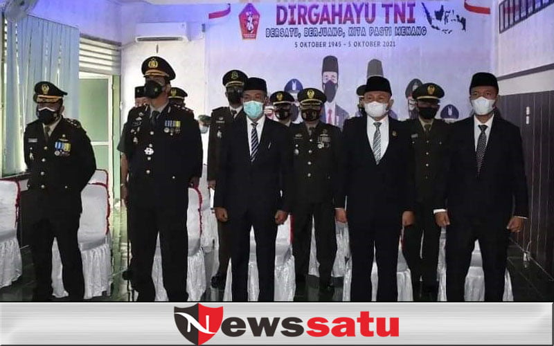 Wabup Shodiq Hadiri Upacara Peringatan HUT TNI Ke-76