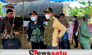 Bupati Fauzi Tinjau Pelaksanaan Pilkades Serentak 2021