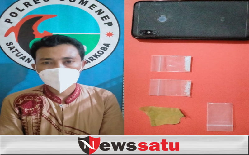 Kerap Transaksi Sabu, Seorang Pria Asal Guluk-Guluk Ditangkap Polisi