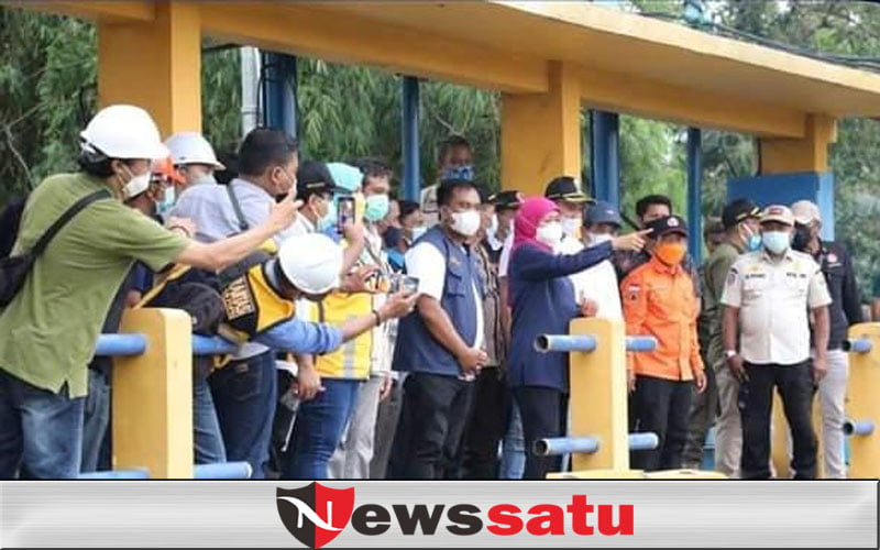 Pastikan Sampang Aman Banjir, Gubernur Jatim Sidak Pompa Air