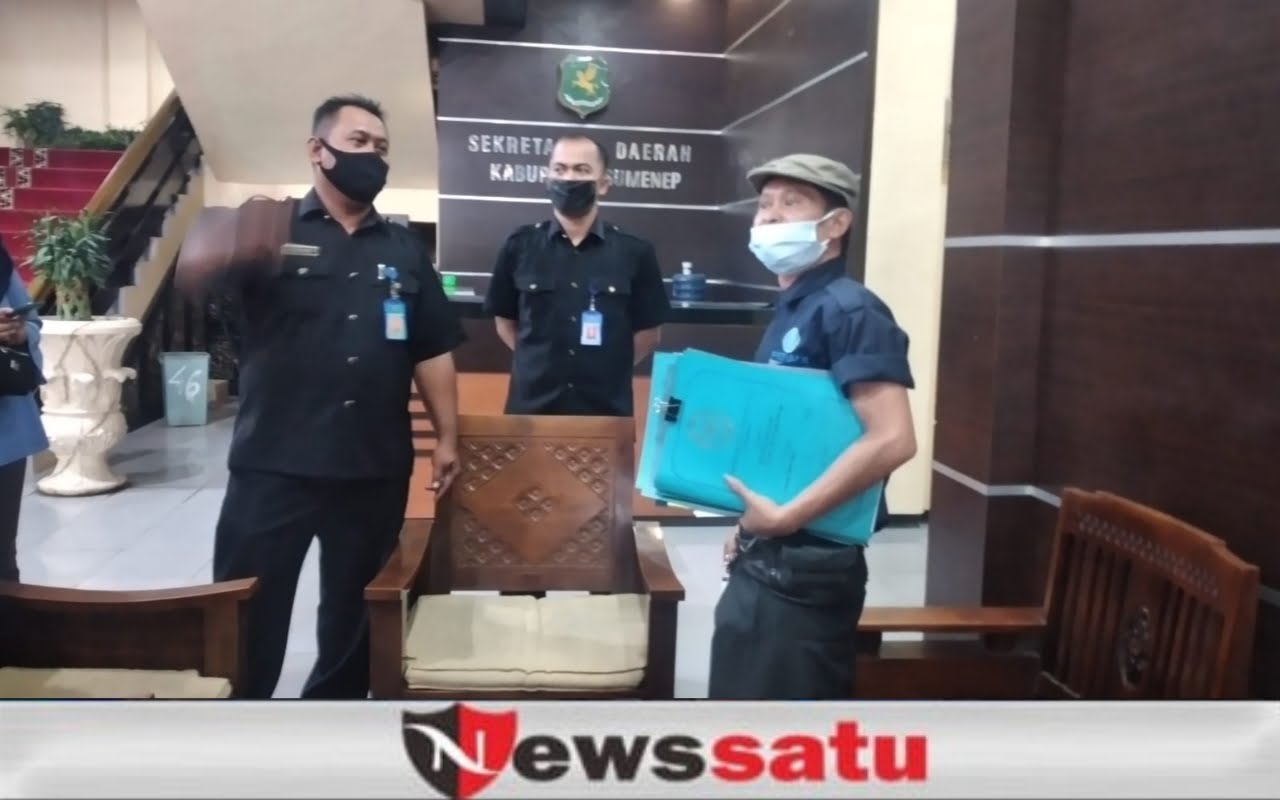 Tidak Melantik Kades Matana Air, PH Gruduk Kantor Pemkab Sumenep
