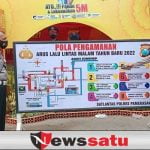 Antisipasi Kerumunan Tahun Baru, Polres Pamekasan Tutup Jantung Kota