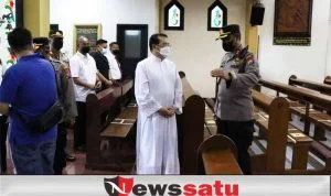 Kapolres Pamekasan Cek Gereja, Pastikan Nataru Mandali