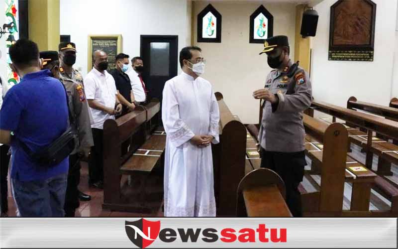 Kapolres Pamekasan Cek Gereja, Pastikan Nataru Mandali