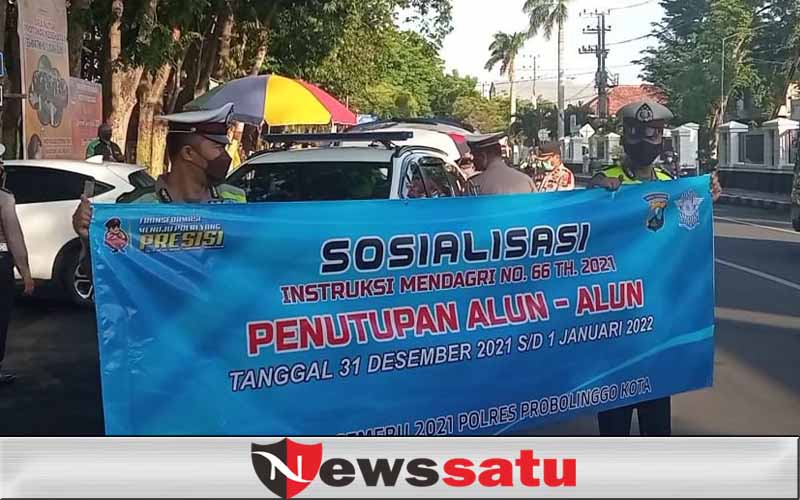 Malam Tahun Baru 2022, Alun-Alun Kota Probolinggo Ditutup