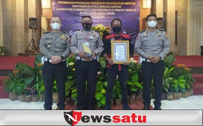 Polda Jatim Dapuk PO Mandala Putra Pamekasan, Juara 2 Anugerah Wisata