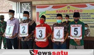 5 Cakades Kramat Agung Lakukan Pengambilan Nomor Urut, Ini Hasilnya