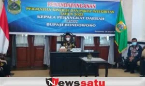 Demi Tercapai Good Government, Pemkab Bondowoso Lakukan Teken Pakta Integritas