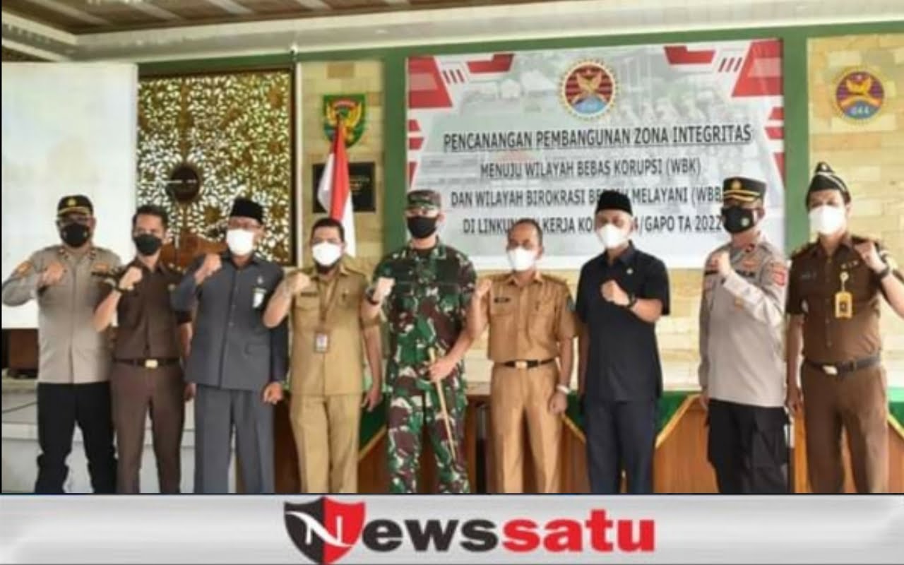 Kodim 0402 OKI/OI Dukung Pencanangan WBK dan WBM Korem 044/Gapo