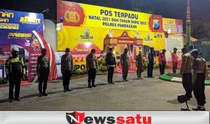 Malam Pergantian Tahun Kondusif, Polres Pamekasan Kerahkan 450 personil