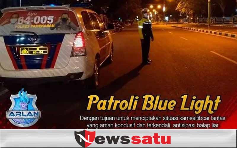 Melirik Target Patroli Blue Light, Jajaran Satlantas Polres Pamekasan