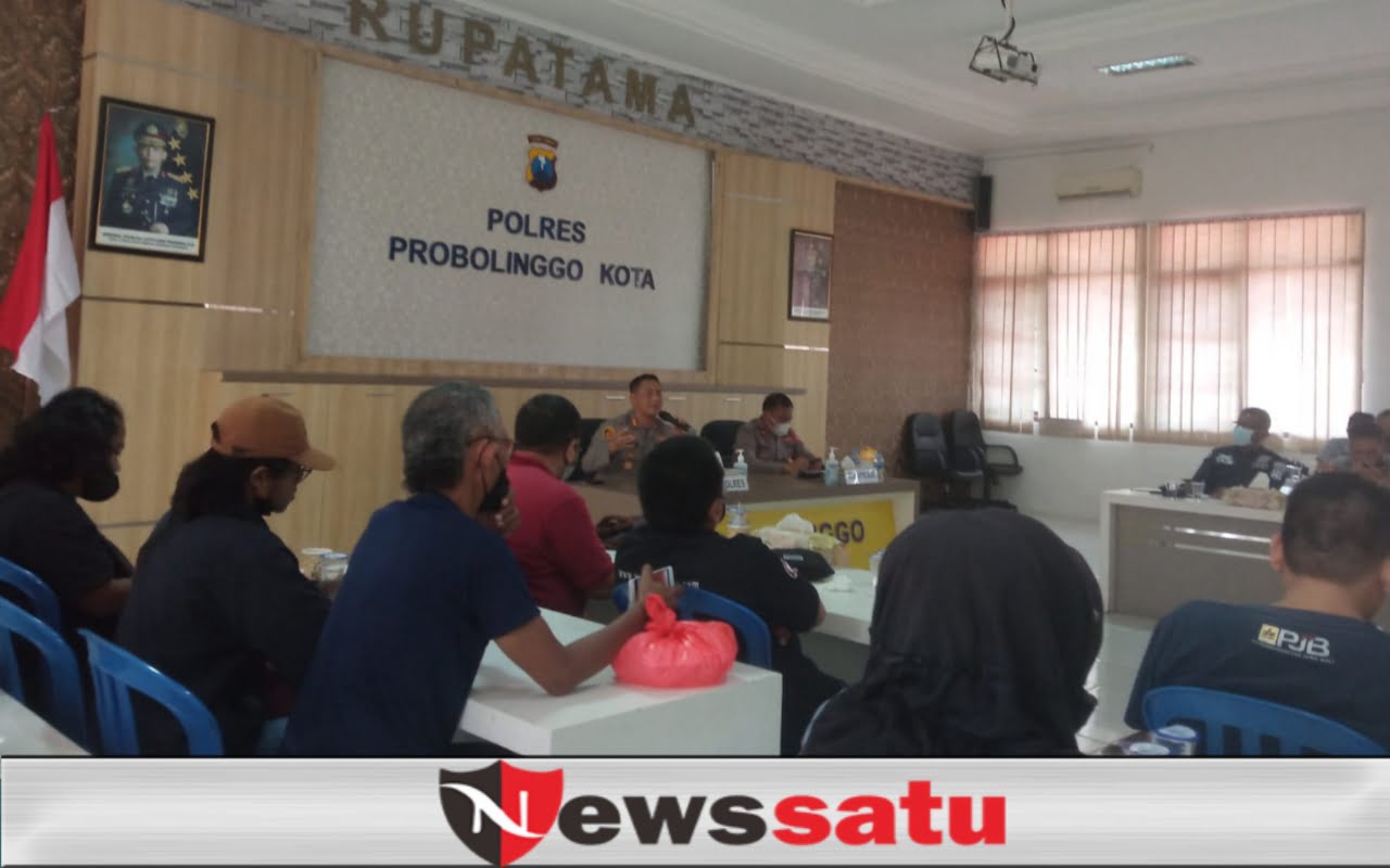 Polres Probolinggo Kota Adakan Acara Ngopi Bareng Awak Media