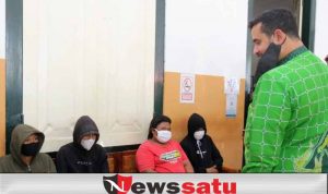 Rusak Fasum Taman Semeru, 4 Pemuda Ini Serahkan Diri Ke Satpol PP