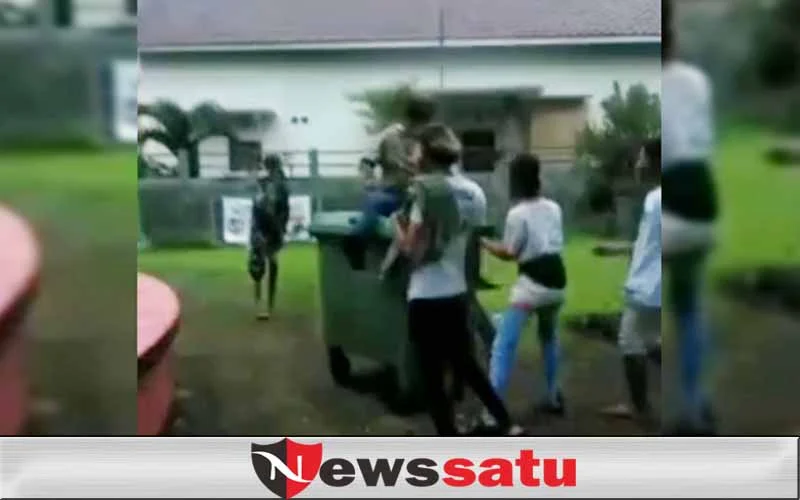 Viral, Aksi Pemuda Diduga Merusak Fasilitas Taman Kota Probolinggo