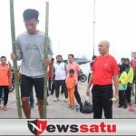 Warga Diajak Main Egrang, Terompah dan Gobak Sodor, Ini Wujud Jatim Seger