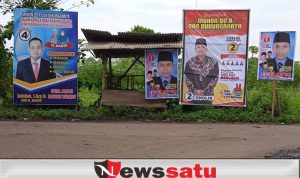 Baliho Cakades Kramat Agung Mulai Terpampang di Setiap Jalan