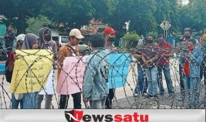 Demo di Gedung DPRD, Mahasiswa Tolak Perusahaan HCML di Sumenep
