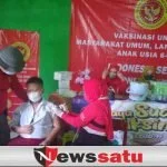 Dinkes Sumenep Bersama BIN Gelar Vaksinasi Pada Siswa SD