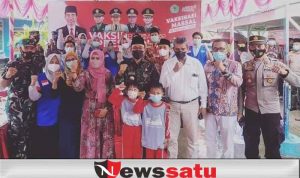 Disaksikan Presiden RI, 13 Pesantren di 13 Kecamatan se-Pamekasan Vaksinasi Serentak